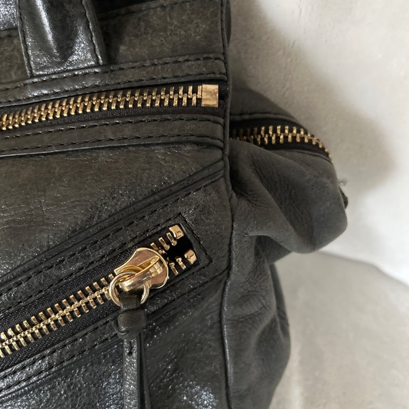 Botkier Trigger distressed EW leather satchel - Picture 2 of 10